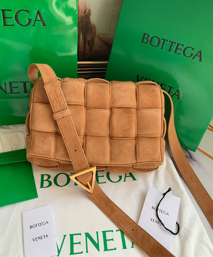 Bottega Veneta Padded Cassette Bag Leather Light Coffee